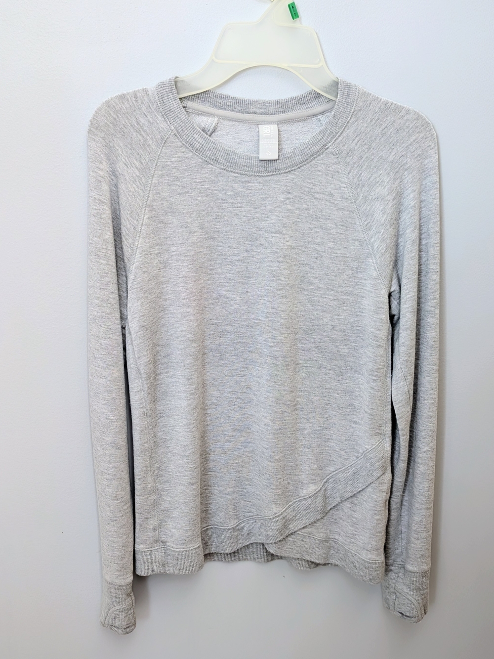 Athleta Gray Crewneck Pullover Sweatshirt